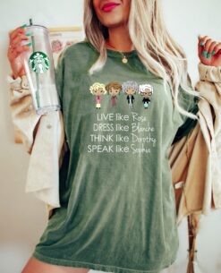 Vintage T Shirts Comfort Colors Golden Ladies Squad Shirt Stay Golden Tee Inspired by Rose and Blanche from Iconic Movie