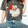 vintage t shirts comfort colors santa shirt retro christmas tee oversized holiday t shirt for family gatherings and festive celebrations m1nq9