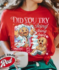 vintage t shirts did you try icing it shirt funny nurse doctor tee for health care workers gingerbread christmas design 9nub4