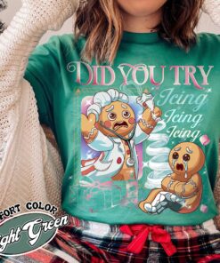 vintage t shirts did you try icing it shirt funny nurse doctor tee for health care workers gingerbread christmas design mt3ad