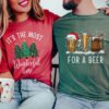 vintage t shirts funny christmas couples party shirts matching comfort colors beer shirt for holiday celebrations and pajama fun 0vosj scaled
