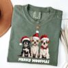 vintage t shirts merry woofmas dogs t shirt for dog moms comfortable colors christmas design with cute canine graphics 98coc