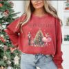 vintage t shirts nutcracker ballerina sweatshirt for women in comfort colors with fun christmas design txwdi