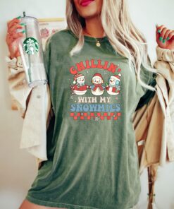 vintage t shirts retro christmas family shirt funny christmas tee with snowmies design for holiday parties and gatherings f4ltl scaled