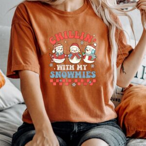 vintage t shirts retro christmas family shirt funny christmas tee with snowmies design for holiday parties and gatherings pueq3 scaled