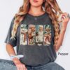 vintage t shirts retro santa graphic tee oversized comfort colors holiday shirt featuring vintage reindeer and ice skating design 6tbss