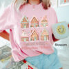Vintage T Shirts Retro Womens Christmas Gingerbread House Tee Oversized Comfort Colors Holiday T Shirt for Winter Celebrations 17 vintage t shirts retro womens christmas gingerbread house tee oversized comfort colors holiday t shirt for winter celebrations xjasp