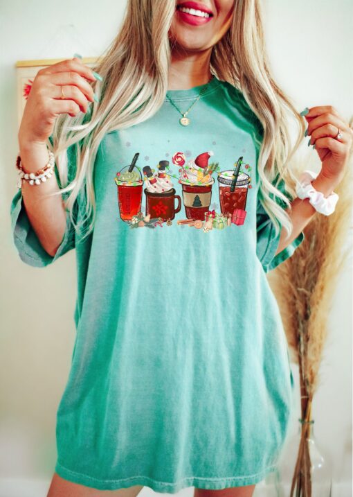 vintage t shirts santa latte christmas coffee lovers shirt retro design for hot coffee enthusiasts and holiday celebrations grpvs scaled