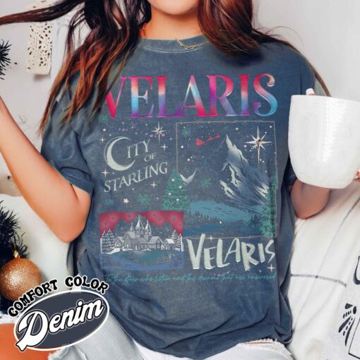 vintage t shirts velaris city starlight shirt acotar inspired design for book lovers and fantasy fans