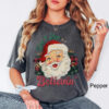 vintage t shirts womens retro santa t shirt comfort colors holiday tee dont stop believin christmas design xmas shirt 69bt8