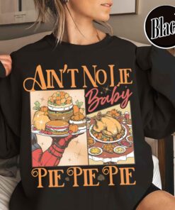 vintage thanksgiving pie sweatshirt featuring cherry and pumpkin pie design for halloween and christmas celebrations 6j8ni