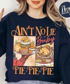 vintage thanksgiving pie sweatshirt featuring cherry and pumpkin pie design for halloween and christmas celebrations fxvkx