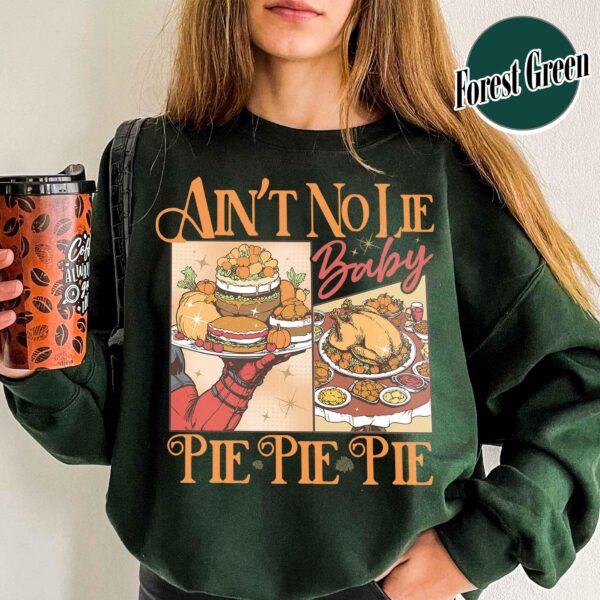 vintage thanksgiving pie sweatshirt featuring cherry and pumpkin pie design for halloween and christmas celebrations wwcaj