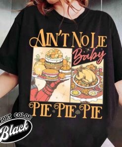 vintage thanksgiving pie t shirt featuring pumpkin and cherry pie design for halloween and christmas celebrations ibzuh