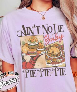 vintage thanksgiving pie t shirt featuring pumpkin and cherry pie design for halloween and christmas celebrations qjabg