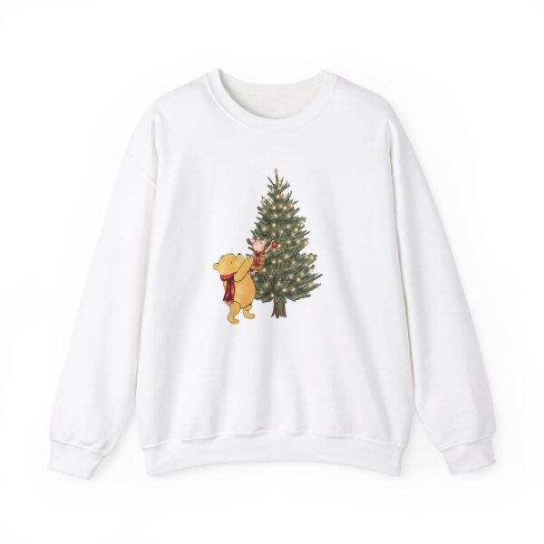 vintage winnie the pooh christmas sweatshirt classic design with christmas tree print for holiday celebrations arwjw