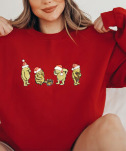 vintage winnie the pooh christmas sweatshirt classic pooh sweater with christmas tree design for holiday celebrations fcitw scaled