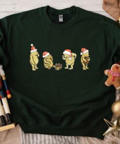 vintage winnie the pooh christmas sweatshirt classic pooh sweater with christmas tree design for holiday celebrations fz5u7 scaled