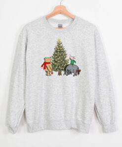 vintage winnie the pooh sweatshirt family matching crewneck featuring pooh piglet and eeyore for trendy holiday sweaters 9l7qe scaled