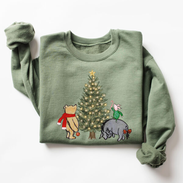 vintage winnie the pooh sweatshirt family matching crewneck featuring pooh piglet and eeyore for trendy holiday sweaters aejp1 scaled