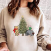 vintage winnie the pooh sweatshirt family matching crewneck featuring pooh piglet and eeyore for trendy holiday sweaters c3hqf