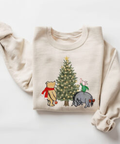 vintage winnie the pooh sweatshirt family matching crewneck featuring pooh piglet and eeyore for trendy holiday sweaters qgzpe scaled