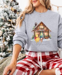 vintage winnie the pooh sweatshirt featuring piglet and friends for holiday celebrations in classic style seedk scaled