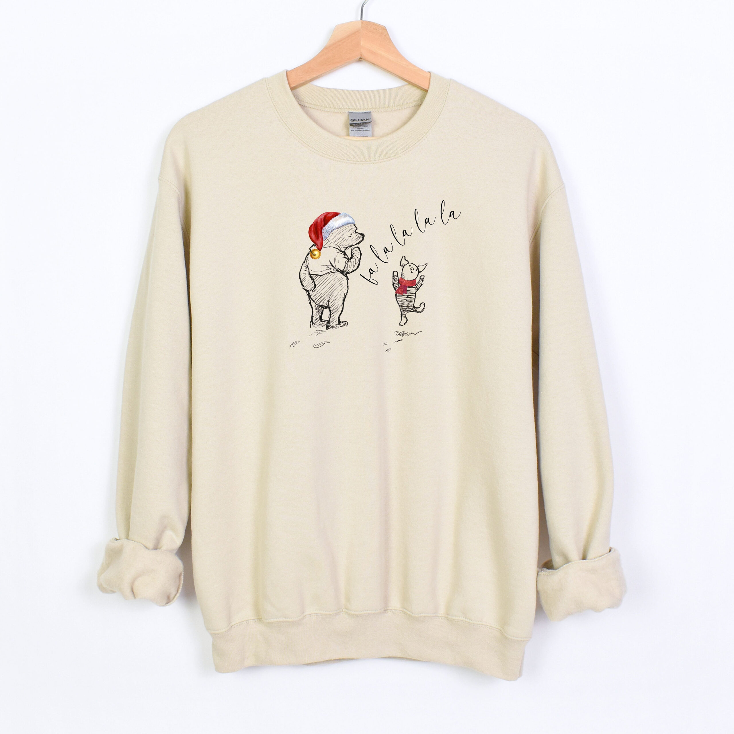 vintage winnie the pooh sweatshirt featuring pooh and piglet for christmas classic comfort colors t shirt style 4kj90 scaled