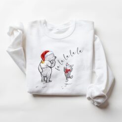 Vintage Winnie the Pooh Sweatshirt featuring Pooh and Piglet for Christmas Classic Comfort Colors T Shirt Style