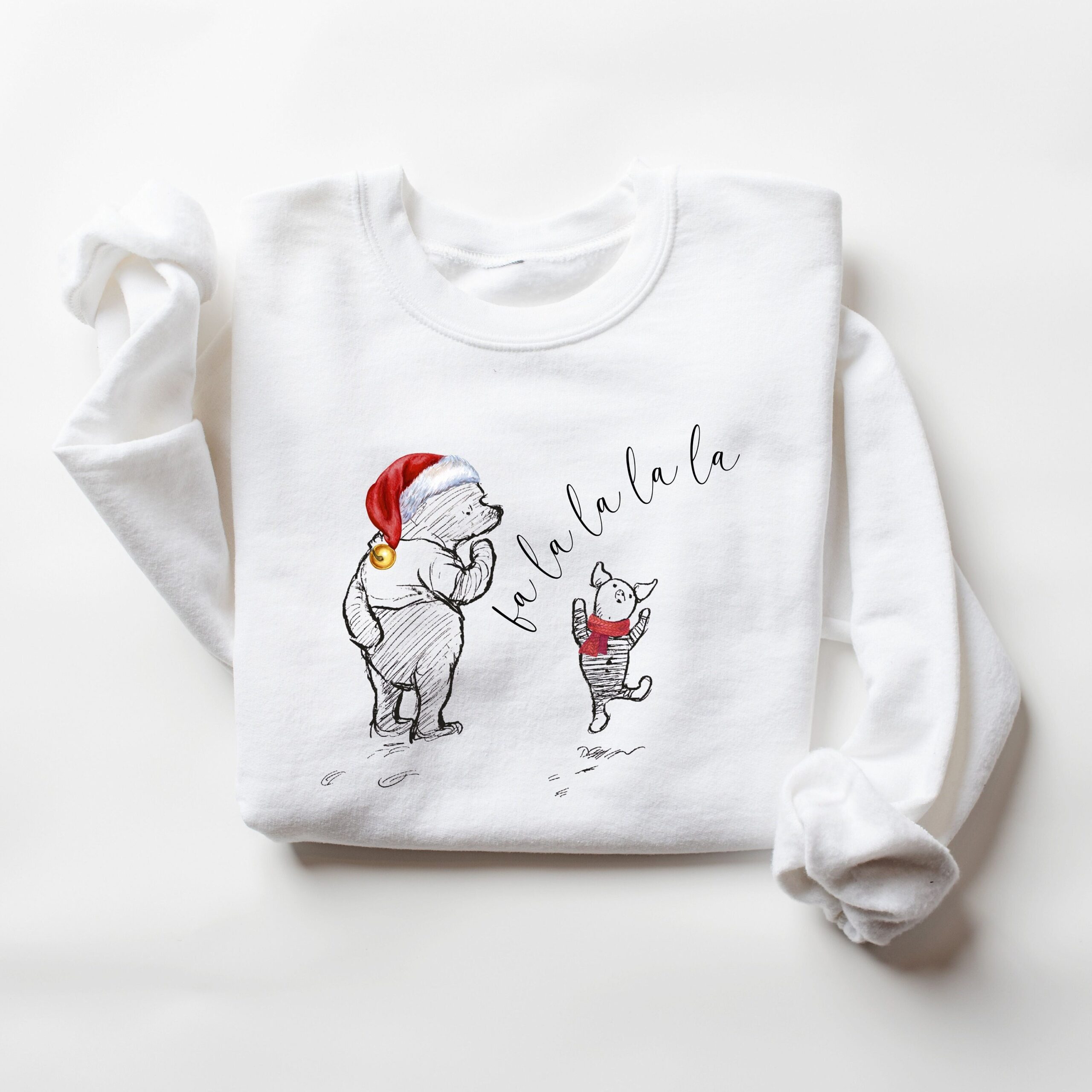 vintage winnie the pooh sweatshirt featuring pooh and piglet for christmas classic comfort colors t shirt style 503ik scaled
