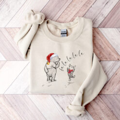 vintage winnie the pooh sweatshirt featuring pooh and piglet for christmas classic comfort colors t shirt style 9tndd scaled