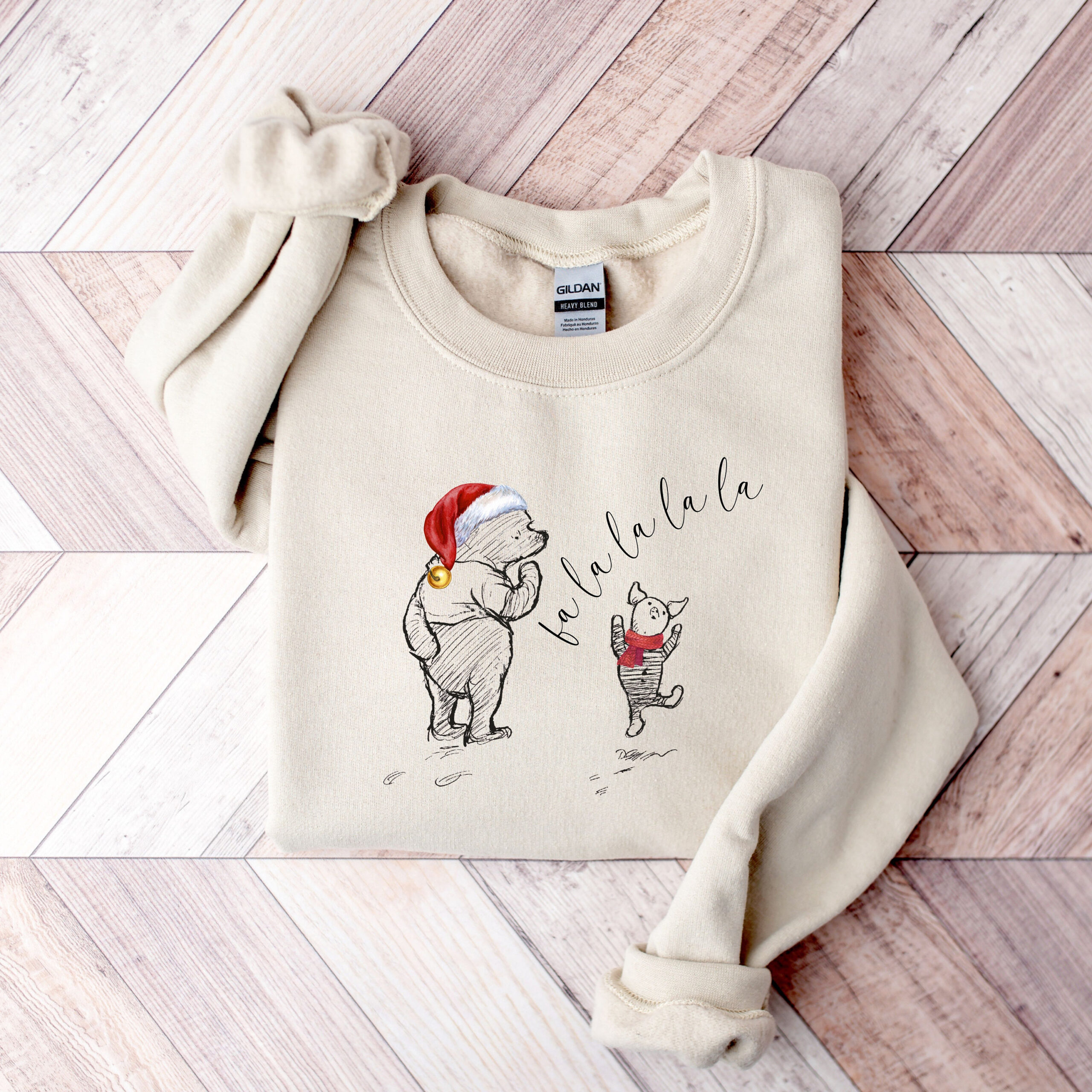 vintage winnie the pooh sweatshirt featuring pooh and piglet for christmas classic comfort colors t shirt style 9tndd scaled