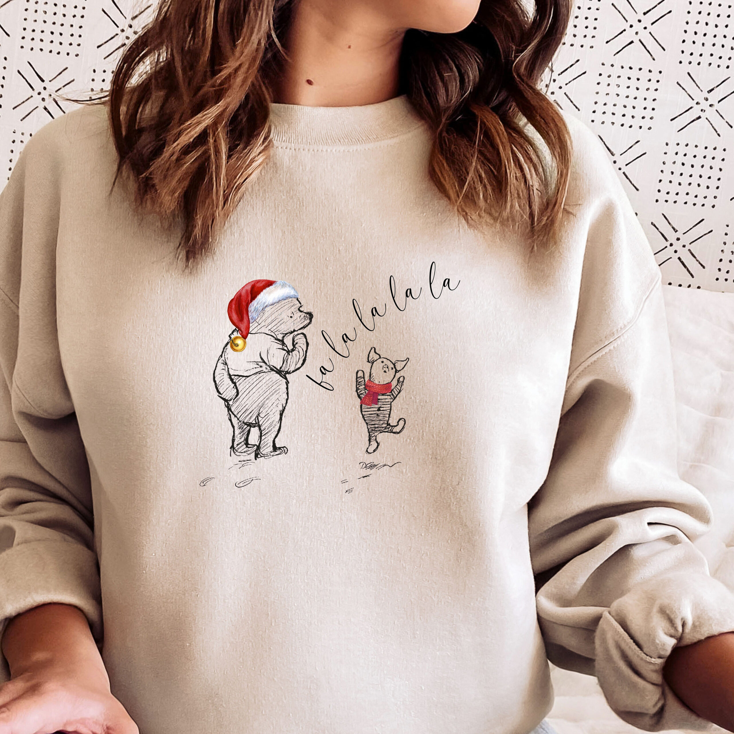 vintage winnie the pooh sweatshirt featuring pooh and piglet for christmas classic comfort colors t shirt style aymte scaled