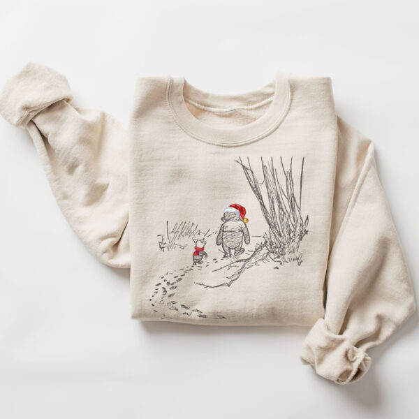 vintage winnie the pooh sweatshirt for christmas featuring winnie and piglet trendy crewneck for matching family holiday sweaters 0tsrh scaled