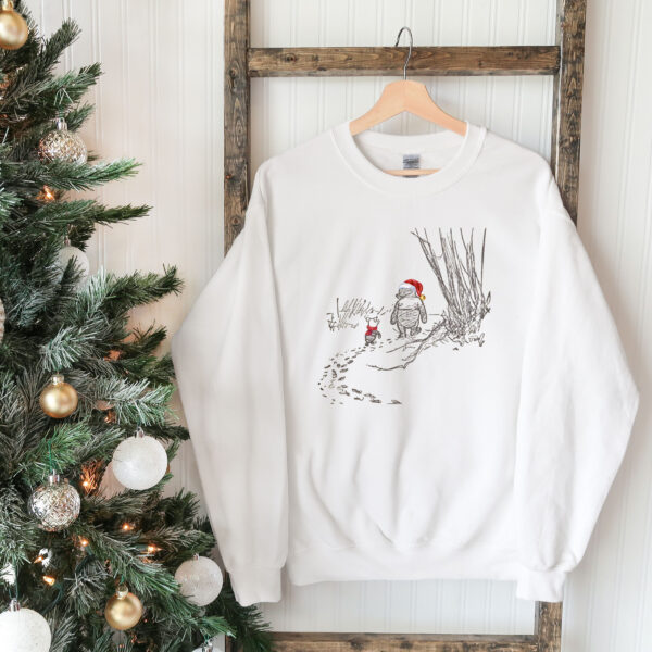 vintage winnie the pooh sweatshirt for christmas featuring winnie and piglet trendy crewneck for matching family holiday sweaters aiyak scaled