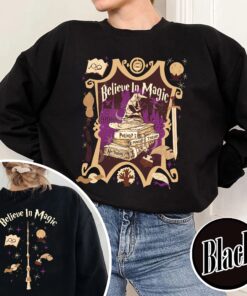 vintage wizard castle book sweatshirt for book lovers featuring enchanting design and cozy fit ideal for casual wear 8eieh