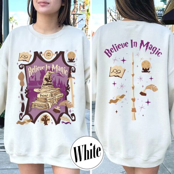 vintage wizard castle book sweatshirt for book lovers featuring enchanting design and cozy fit ideal for casual wear mr00e