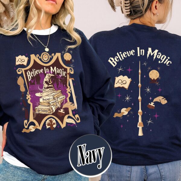 vintage wizard castle book sweatshirt for book lovers featuring enchanting design and cozy fit ideal for casual wear omve4