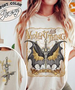 violent little thing t shirt vintage dragon rider womens basgiath war college t shirt i will not die today shirt b0qq8