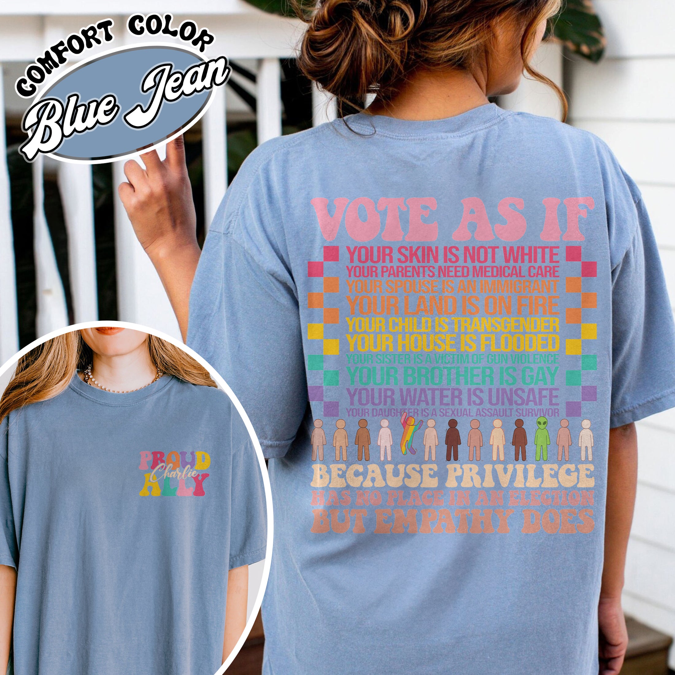 Vote As if Comfort Colors Shirt - Vintage LGBTQ Womens Pride 2024 T-Shirt Proud Ally Vote Shirt 8 vote as if comfort colors shirt vintage lgbtq womens pride 2024 t shirt proud ally vote shirt b2st1