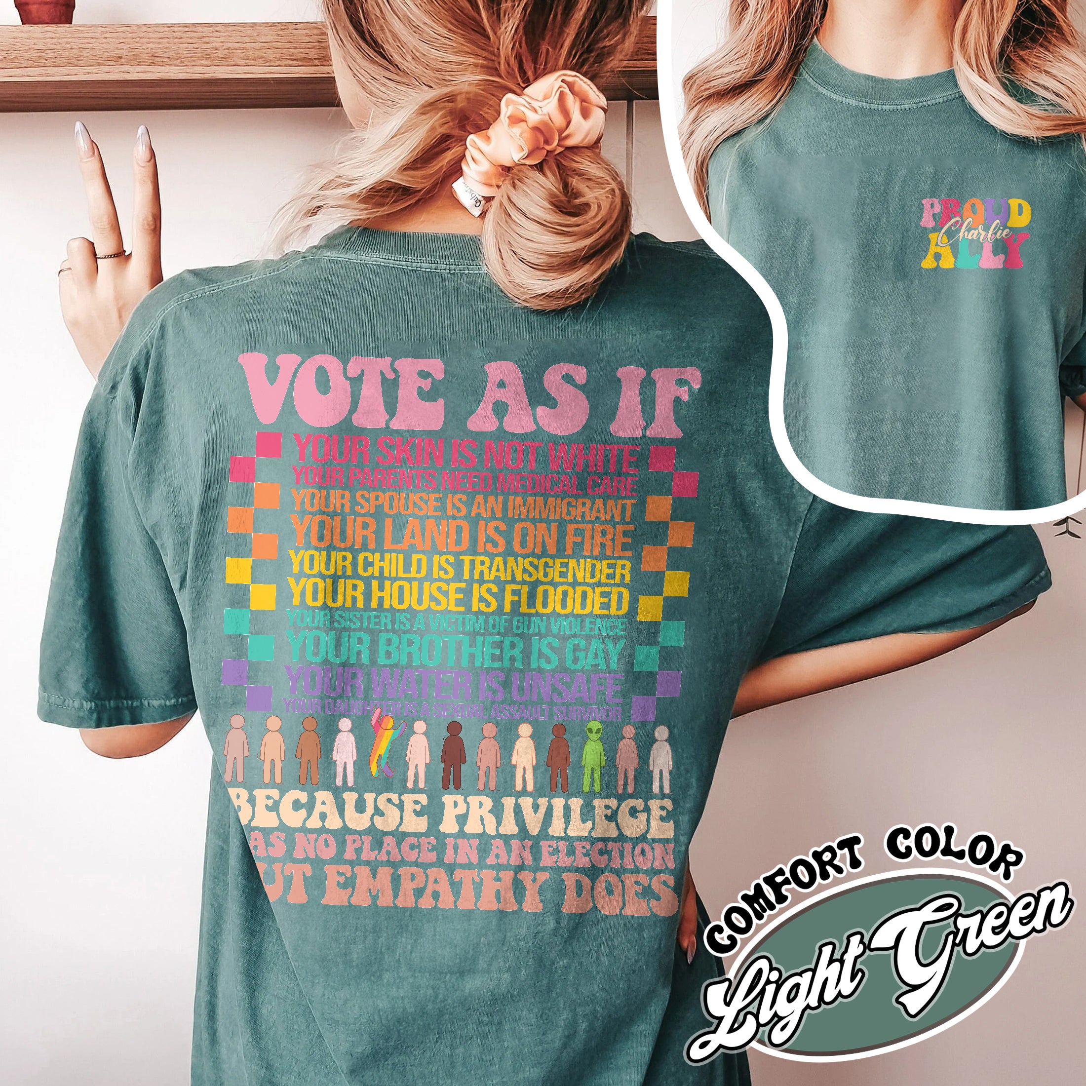 Vote As if Comfort Colors Shirt - Vintage LGBTQ Womens Pride 2024 T-Shirt Proud Ally Vote Shirt 9 vote as if comfort colors shirt vintage lgbtq womens pride 2024 t shirt proud ally vote shirt g8nj3