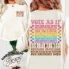 vote as if comfort colors shirt vintage lgbtq womens pride 2024 t shirt proud ally vote shirt n4nz3