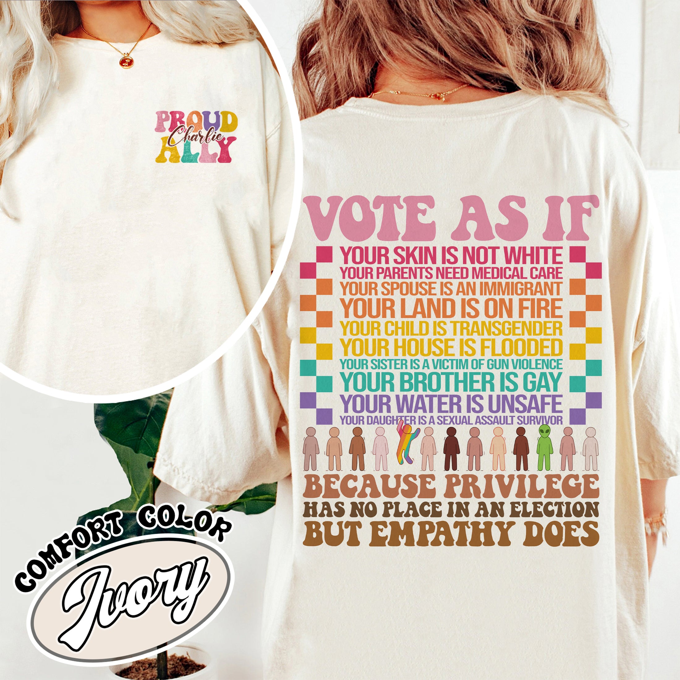 Vote As if Comfort Colors Shirt - Vintage LGBTQ Womens Pride 2024 T-Shirt Proud Ally Vote Shirt 1 vote as if comfort colors shirt vintage lgbtq womens pride 2024 t shirt proud ally vote shirt n4nz3