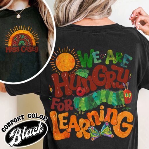 we are hungry for knowledge comfort colors shirt vintage funny teacher womens back to school t shirt book lover gift