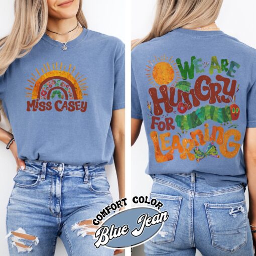 we are hungry for knowledge comfort colors shirt vintage funny teacher womens back to school t shirt book lover gift