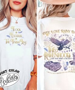 we love rainy days shirt vintage romance book lover womens t shirt rainy days bookish gift tee g2g2c