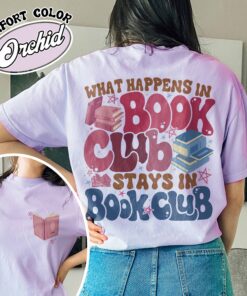 what happens at book club stays at book club shirt vintage introverted womens book lover t shirt in my reading era tee hizcy