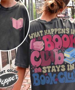 what happens at book club stays at book club shirt vintage introverted womens book lover t shirt in my reading era tee hti7f