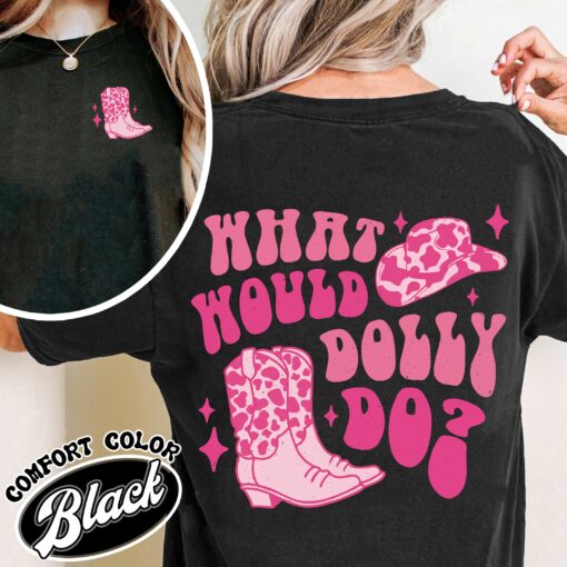 what would dolly do comfort color shirt vintage dolly christmas womens t shirt holly dolly western christmas tee 09p67