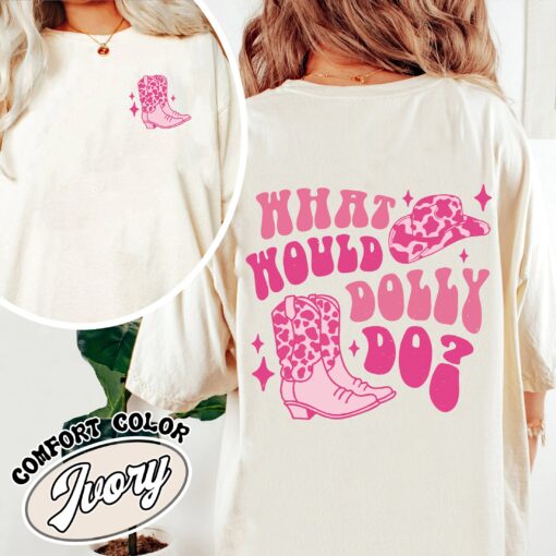 what would dolly do comfort color shirt vintage dolly christmas womens t shirt holly dolly western christmas tee 5ikmc